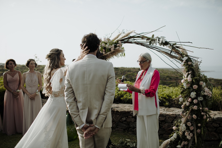 Backyard wedding in Sardinia 