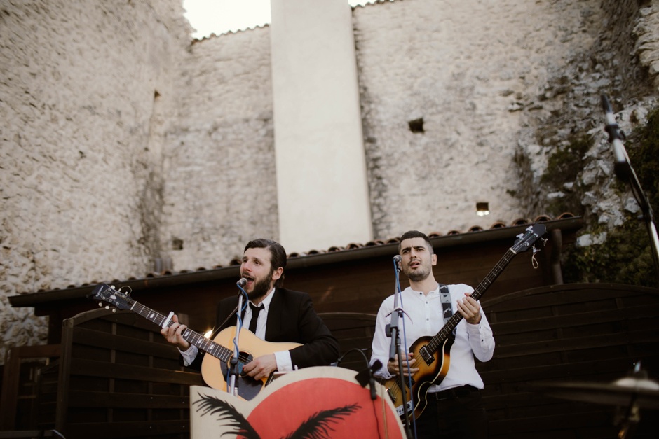 Wedding Reportage in Italy - The band