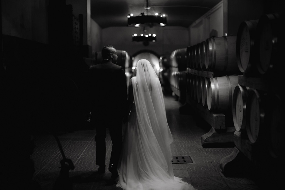 Matrimonio nella cantina Sella e Mosca