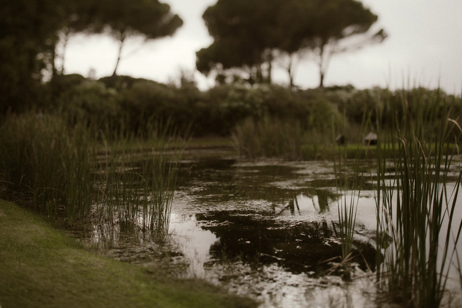 il laghetto all'interno della tenuta sella e Mosca