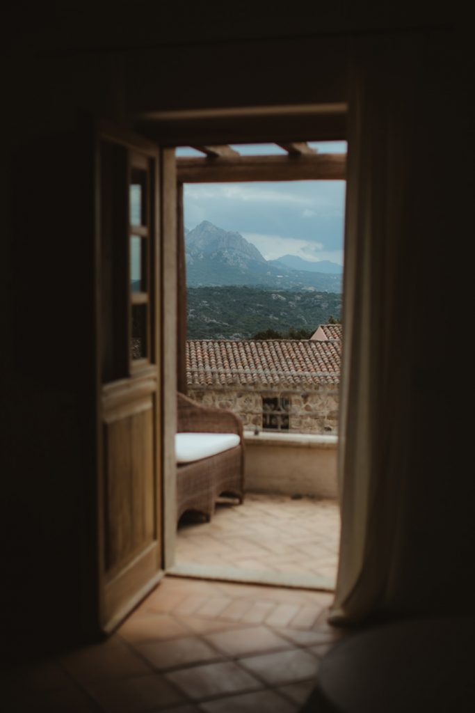view from the bride's room at Borgo Smeraldo resort
