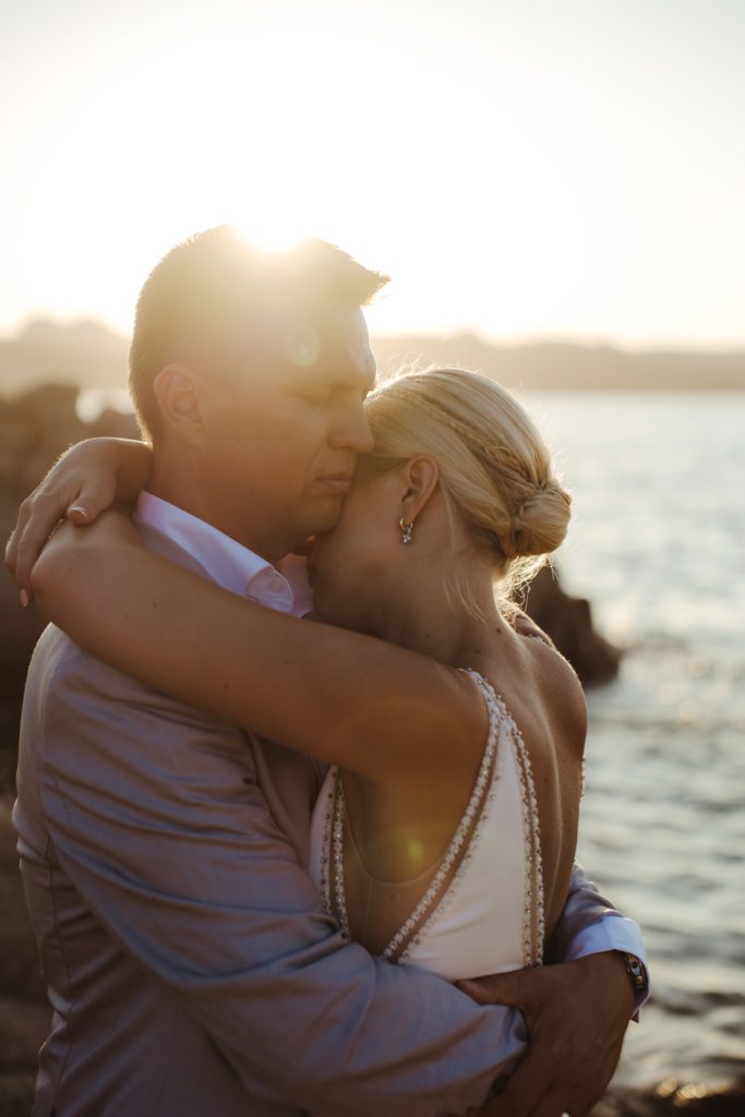 Beach elopement in Sardinia, Italy