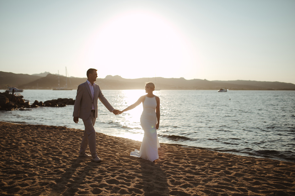 Beach elopement in Sardinia, Italy