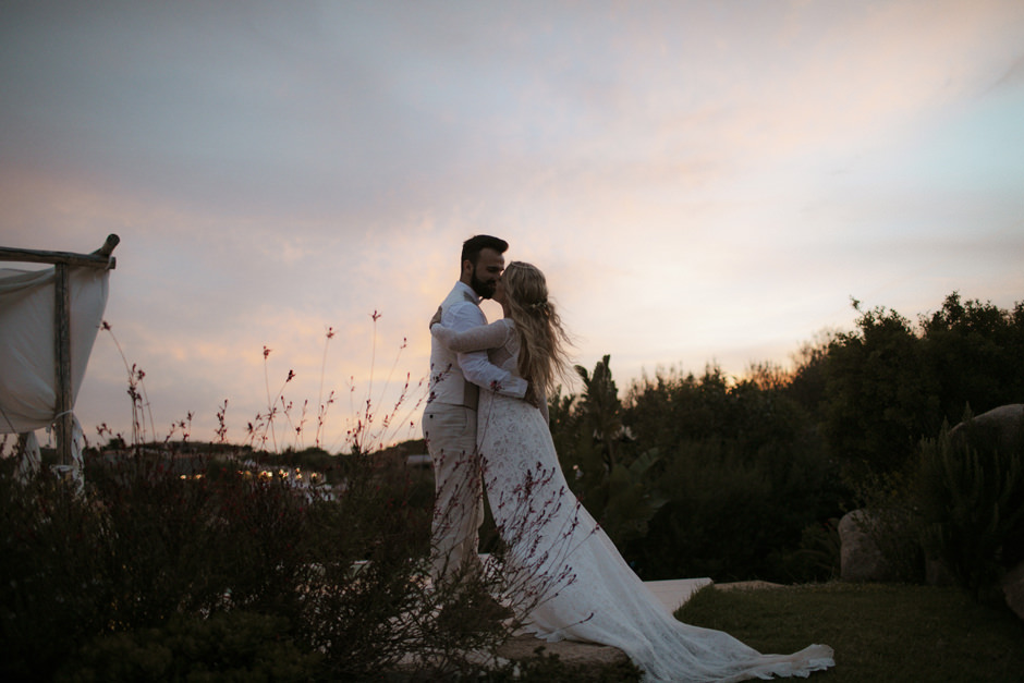 The beautiful wedding of Melanie and Perit at the incredible Hotel OIlastu in Costa Corallina.