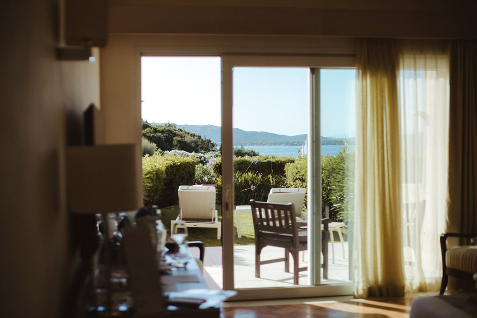 view form the window of L'Ea Bianca Luxury Resort 