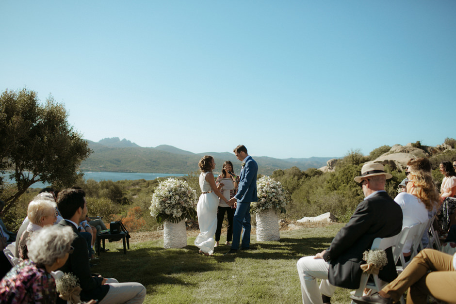 wedding ceremony at Sullia House, Recommended wedding Venues in Sardinia