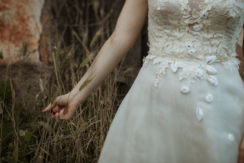 bridal gown by Elisabetta Delogu