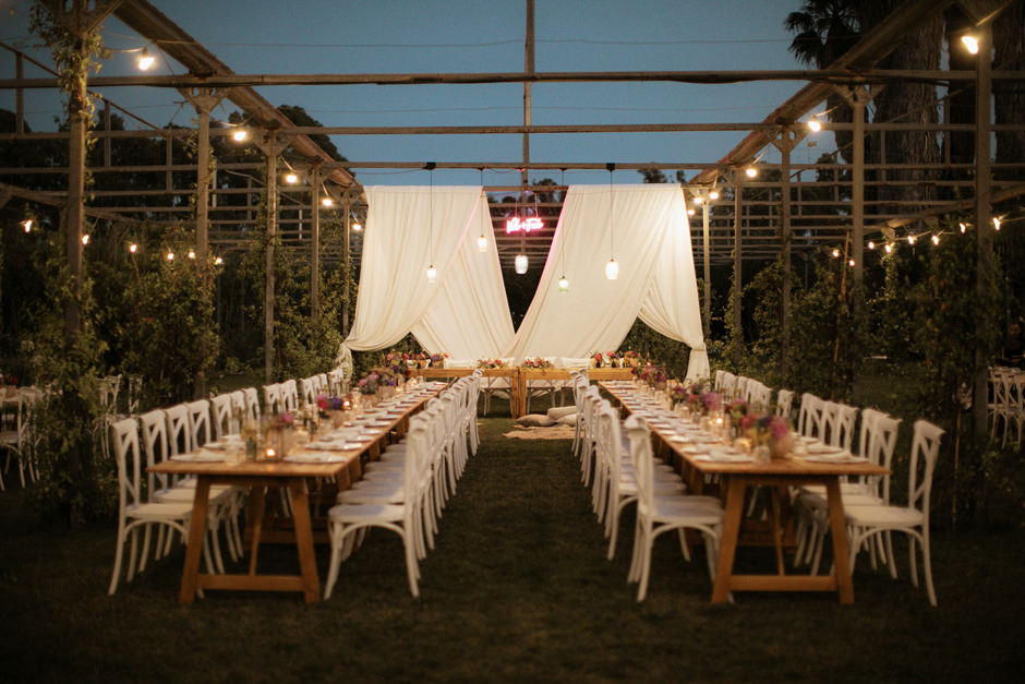 Tables setup at Ros'e Mari Farm and Greenhouse
Recommended wedding Venues in Sardinia