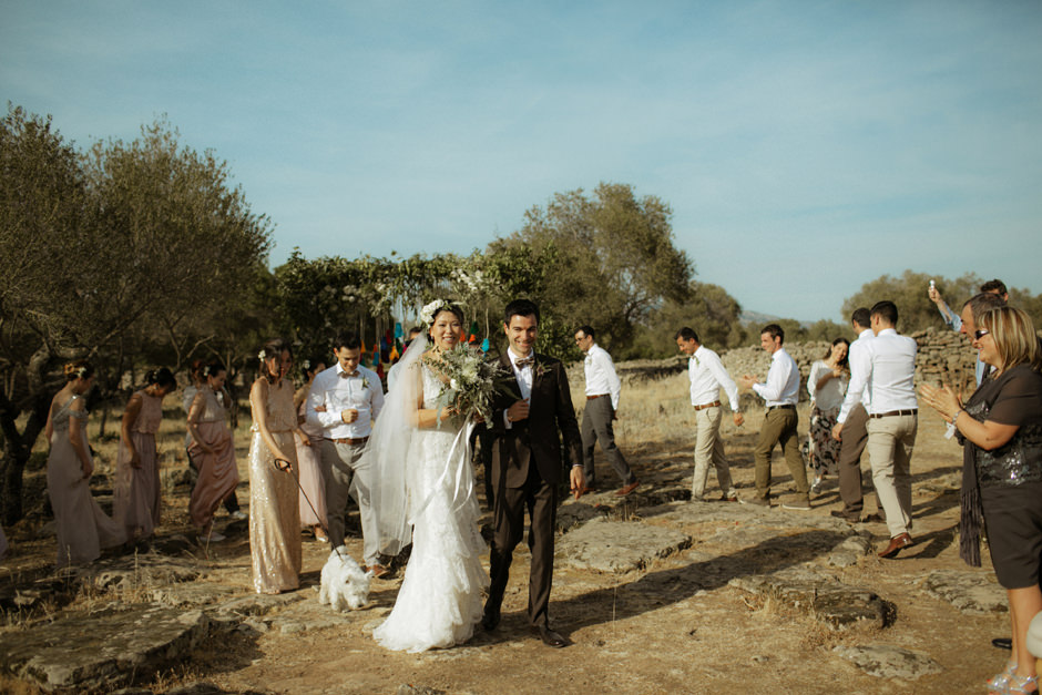 Ceremony at Serra e Orios by Elisa Mocci Events