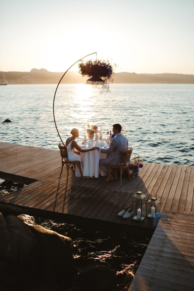 Elopement presso l'Eva Bianca, Costa Smeralda