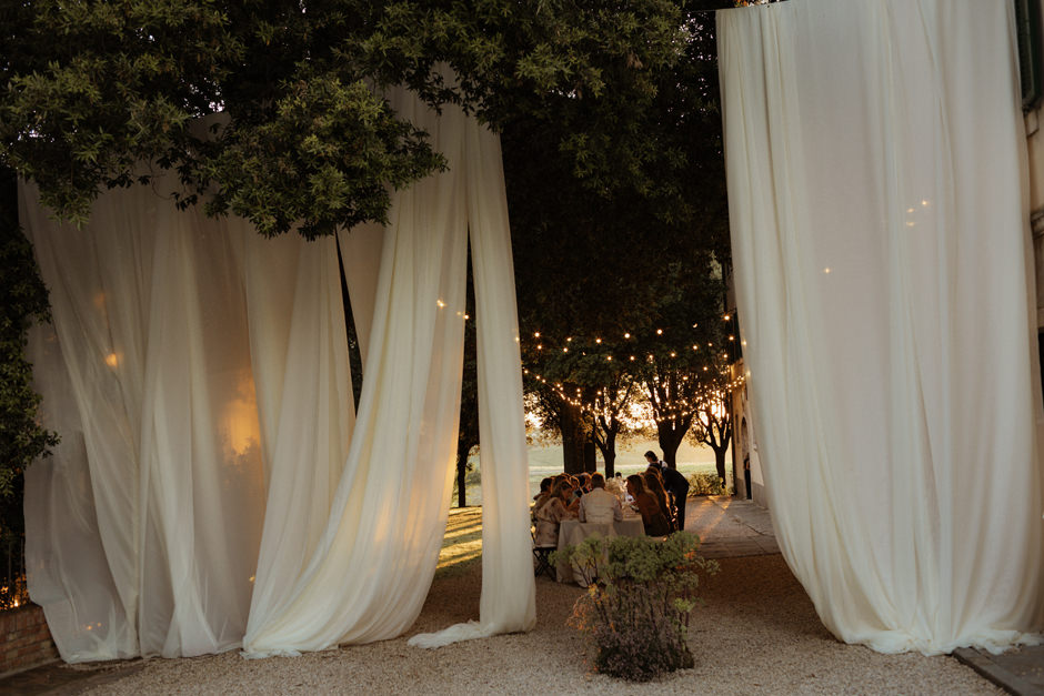 The Dinner set up, Fotografo matrimonio Toscana