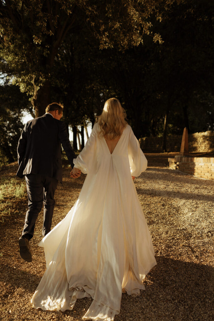 Bride and groom portrait