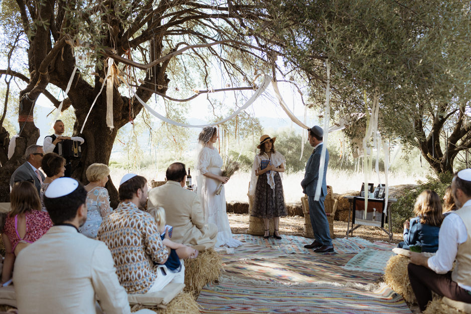 cerimonia sotto ulivo matrimonio Sardegna
